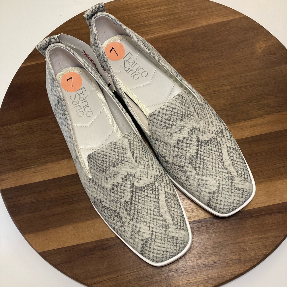 Franco Sarto Boston Slip-ons (Snake Print)